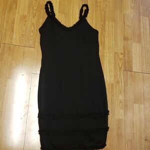 NWT Anna Laura black slip cocktail dress sz 2
